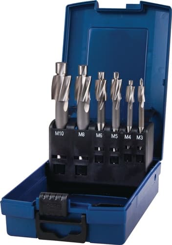 TECWERK Flachsenkersatz DIN 373 M3-M10 f.Kernloch HSS Z.3 Ku.-Kass.TECWERK
