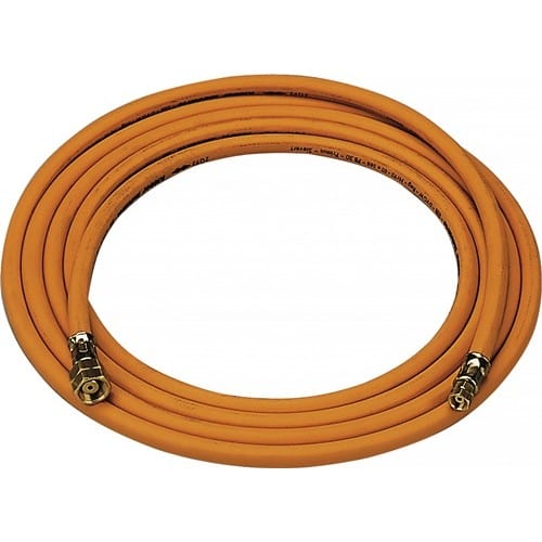 SIEVERT Propangasschlauch 4x4mm G3/8Zoll LHxG3/8Zoll LH Hochdruck L.4m SIEVERT