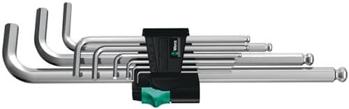 WERA Winkelschraubendrehersatz 950 PKL 9-tlg.Ku.-Halter SW 1,5-10mm Kugelk.