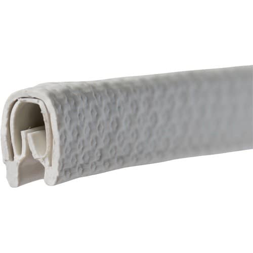 TECWERK Kantenschutz Klemmber.3-6mm L.10m B.12mm H.17,5mm weiß-grau TECWERK