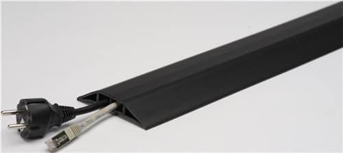EHA Kabelbrücken L3000xB75xH12mm Ku.grau m.Doppelklebeband