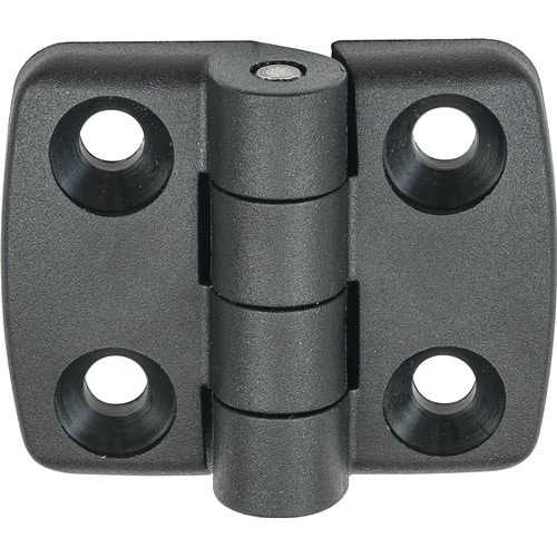 VORMANN Scharnier H.48mm B.58mm S.8,3mm PA schwarz VORMANN