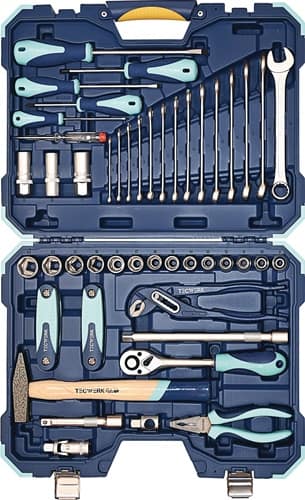 TECWERK Werkzeugkoffer 47-tlg.im Ku.-Koffer 4-24mm TECWERK