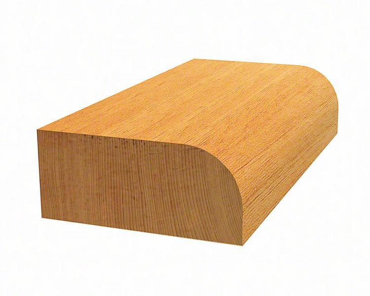 BOSCH Abrundfräser Standard for Wood, 8 mm, R1 10 mm, L 16,5 mm, G 57 mm