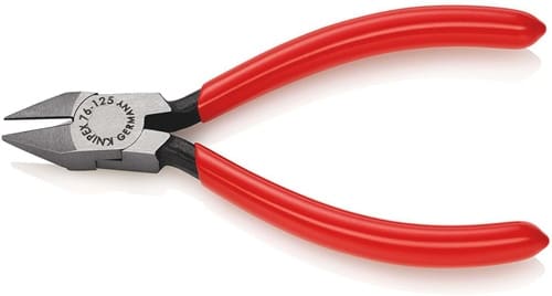 KNIPEX Seitenschneider L.125mm Form 8 Facette ja,kl.Kopf pol.Ku.-Überzug KNIPEX
