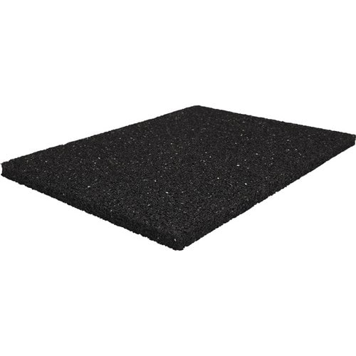 Bautenschutzmatte B.1,25m L.10m D.8mm schwarz Granulatgummi