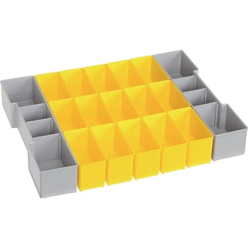 BS SYSTEMS Einteilungsset L-BOXX® B3 LB 102 B378xT313xH65mm gelb/grau