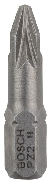 BOSCH Schrauberbit Extra-Hart PZ 2, 25 mm, 3er-Pack