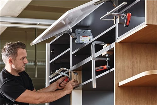 BESSEY Ganzstahlschraubzwinge GZ-KG 2-K-Klappgriff BESSEY