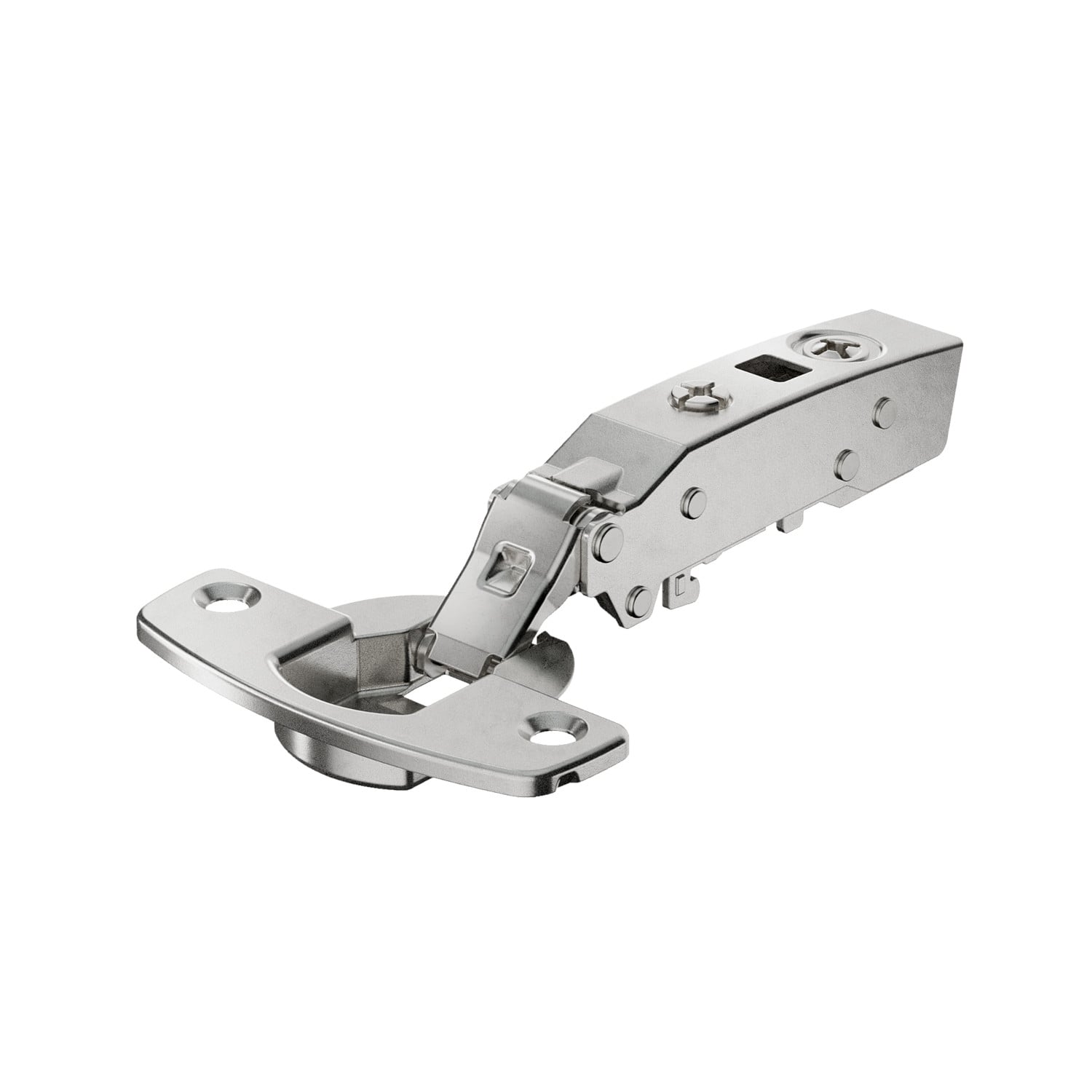 HETTICH Sensys Dünntürscharnier, Türdicke ab 10 mm, mit integrierter Dämpfung (Sensys 8646i), vernickelt, 9094270