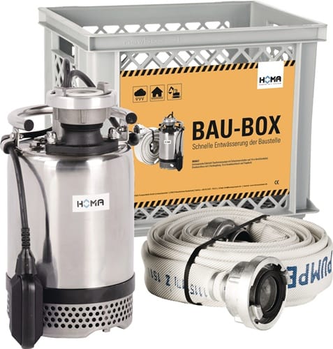 HOMA Bau-Box HBP503WA 15,5 m³/h 12m 0,4 kW HOMA