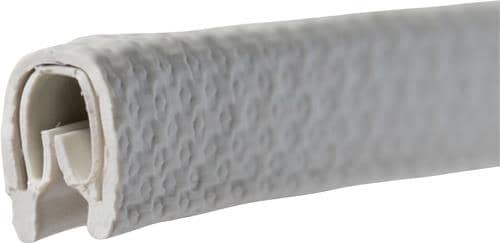 TECWERK Kantenschutz Klemmber.3-6mm L.10m B.12mm H.17,5mm weiß-grau TECWERK