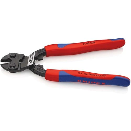 KNIPEX Kompaktbolzenschneider CoBolt L.200mm Mehrkomp.-Hülle ger.Form 0 o.Aussparung