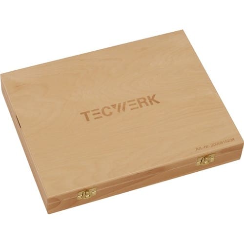 TECWERK Stechbeitelsatz 6,10,12,16,20,26mm 2-K Heft.6-tlg.HO-Kasten TECWERK