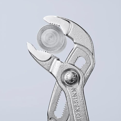KNIPEX Wasserpumpenzange Cobra® L.250mm Spann-W.46mm verchr.Ku.-Überzug KNIPEX