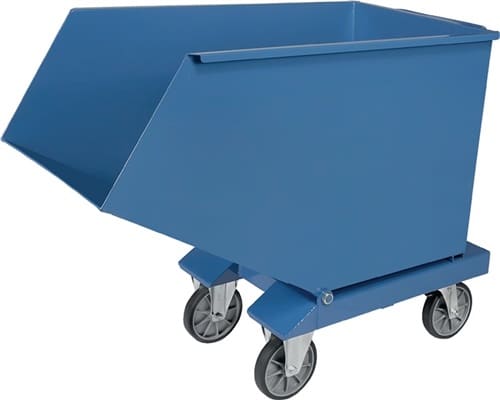 FETRA Muldenkipper Inh.800l L1458xB1105xH1099mm brillantblau o.Ablasshahn