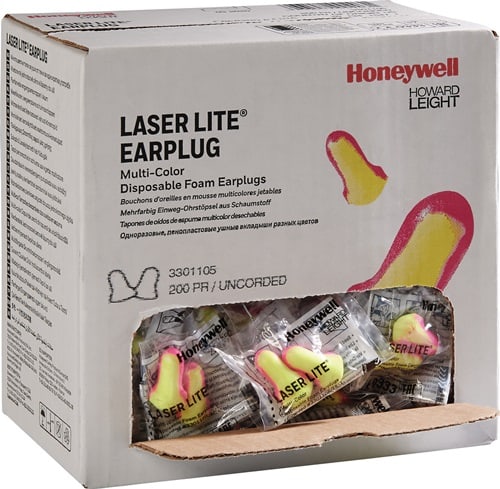 HONEYWELL HOWARD LEIGHT Gehörschutzstöpsel Laser Lite EN 352-2 SNR 35 dB 200 PA/Box