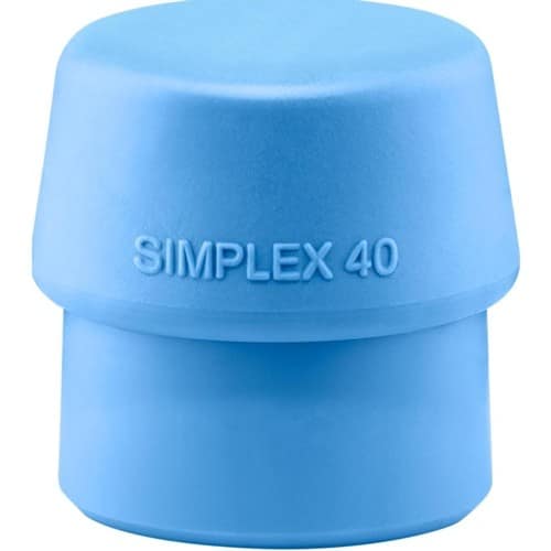 HALDER Schonhammerkopf SIMPLEX Kopf-Ø 40mm TPE-soft blau weich HALDER