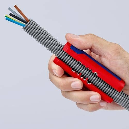 KNIPEX Abmantelungswerkzeug TwistCut Gesamt-L.100mm Arbeitsber.0,2-4 (Litze)mm² KNIPEX