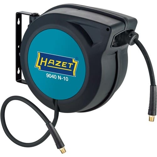 HAZET Druckluftschlauchtrommel 9040N-10 f.Druckluft u.Wasser L.900mm Geh.Ku.