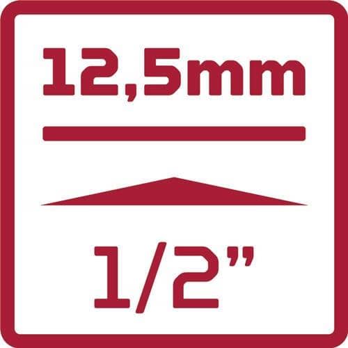 GEDORE RED Schlagschraubersteckschlüsselsatz 3-tlg.1/2 Zoll SW 17/19/21mm 4KT GEDORE RED