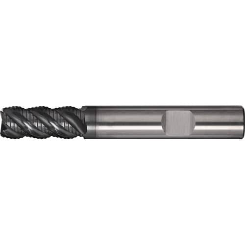 TECWERK Schaftfräser DIN 6527L Typ HR D.8mm Einsatz-L.-mm VHM TiAlN HB Z.4 lang TECWERK