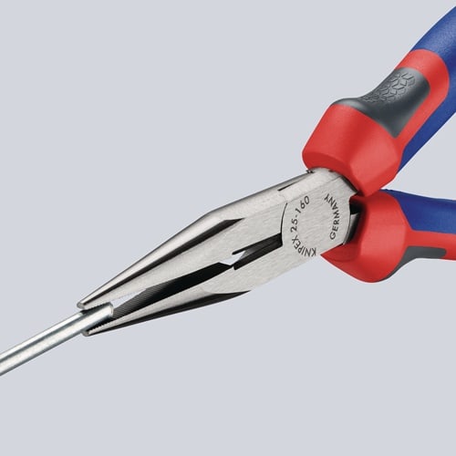 KNIPEX Flachrundzange L.160mm flach/rund ger.pol.Comfort-Griff KNIPEX