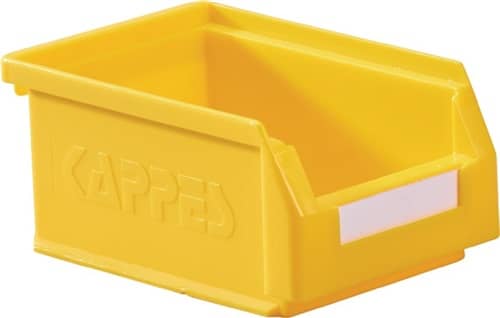 RASTERPLAN Sichtlagerkasten L160xB105xH75mm PE gelb RASTERPLAN