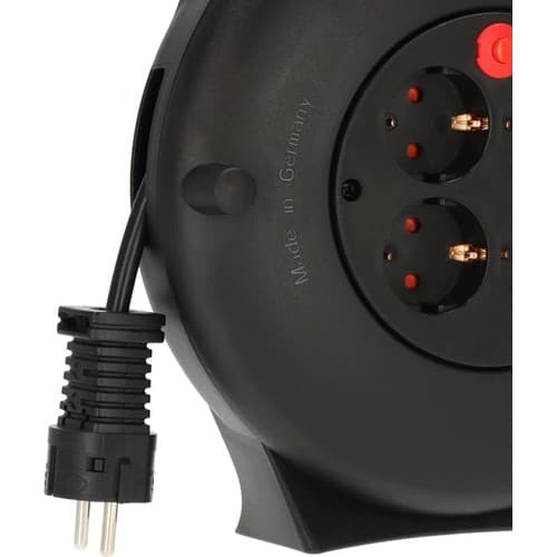 BRENNENSTUHL Kabelbox Vario Line VL2-X 4fach Kabel-L.10m schwarz Ku. IP20 BRENNENSTUHL