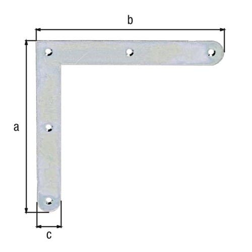 GAH Eckwinkel L.150x150mm B.20mm S.2mm STA galv.verz.d.pass.GAH