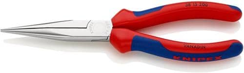 KNIPEX Mechanikerzange L.200mm Form 1 ger.Mehrkomp.-Hülle verchr.KNIPEX