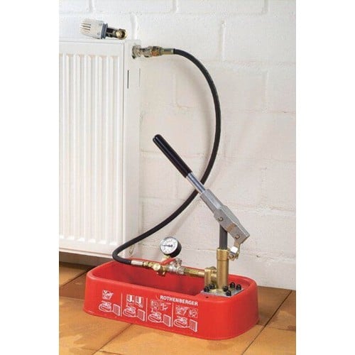 ROTHENBERGER Prüfpumpe RP 30 0-30bar R 1/2 Zoll Saugvolumen p.Hub ca.16 ml ROTHENBERGER
