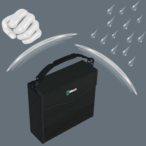 WERA Werkzeugbox 2go XL Maße 455x330x170mm Wera