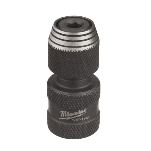 MILWAUKEE 1/4" Vierkant auf 1/4" Sechskant Bitadapter SHOCKWAVE 50 mm