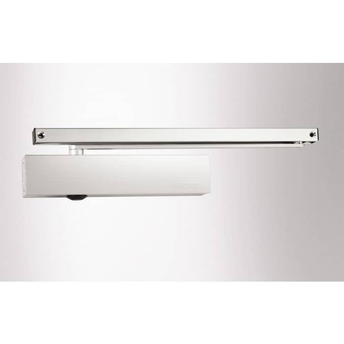 GEZE Türschließer TS 5000 L EN 2-6 mit Gleitschiene BG weiß RAL 9016
