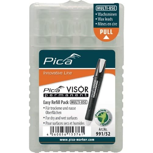 PICA Minenset Visor permanent 4x weiß wasserfest 4 Minen/Set PICA