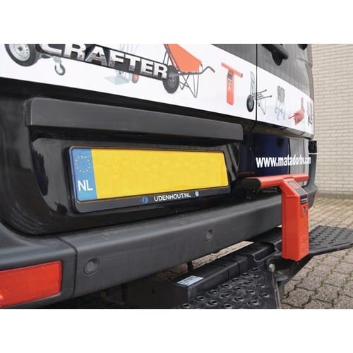 MATADOR Laderaumsicherung Bull-Lock 2 Stahl,pulv.L410xB100xH260mm G.4,7kg rot MATADOR