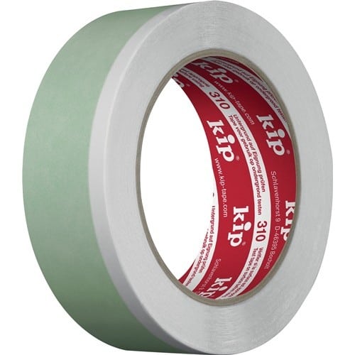 KIP Doppelseitiges Klebeband Duoband 310 L.25m B.25mm grün/weiß Rl.KIP