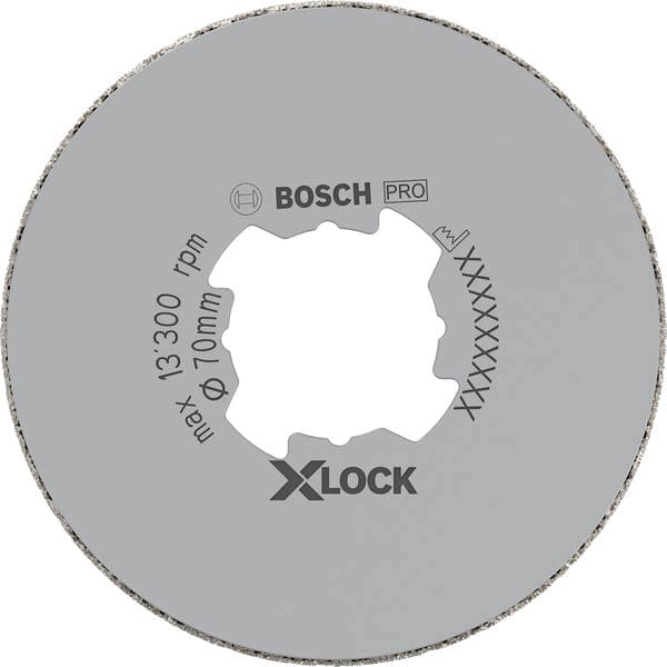 BOSCH Diamanttrockenbohrer X-LOCK Best for Ceramic Dry Speed, 70 x 35 mm