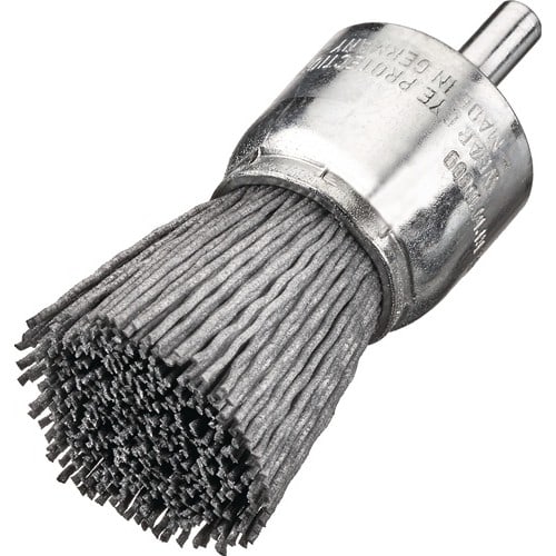 LESSMANN Rundbürste SPBK Schaft 6mm Drahtstärke 1,00mm SIC PA6 K180 K.K180 30mm