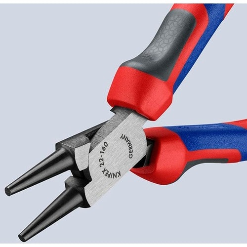 KNIPEX Rundzange L.160mm Kopf pol.Comfort-Griff KNIPEX