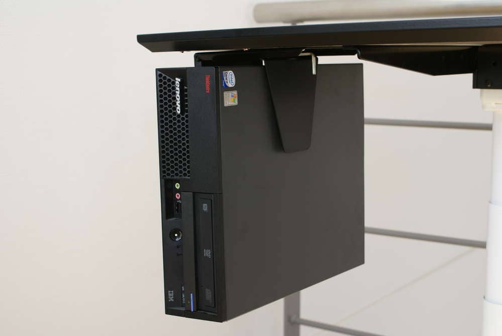 Veyhl CPU Halter, RAL 9005 tiefschwarz