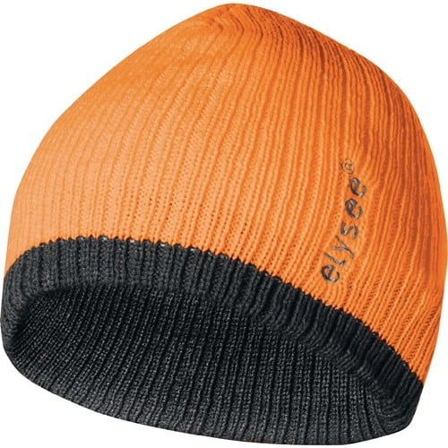 ELYSEE Strickmütze Georg univ.orange/grau ELYSEE