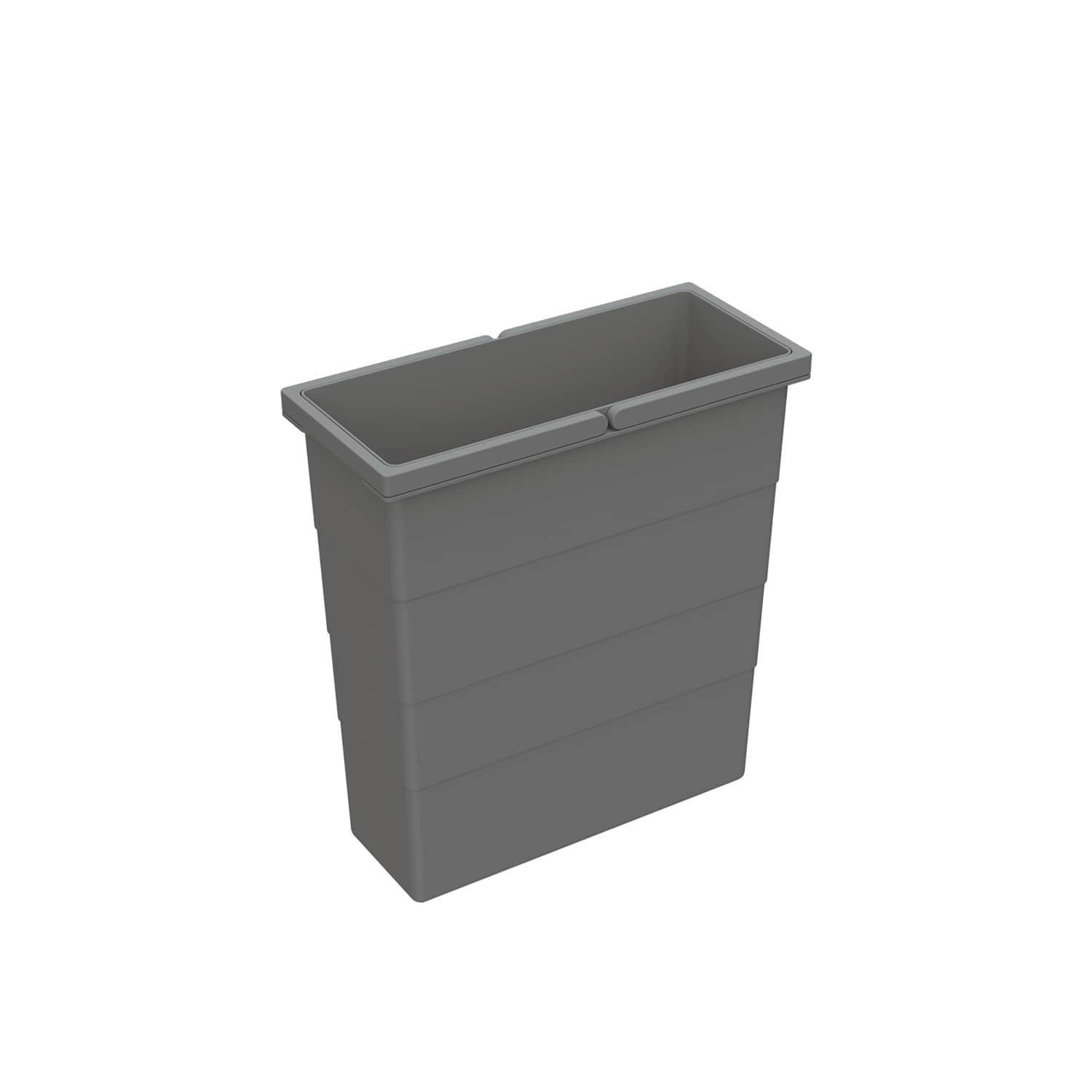 HETTICH Eimer 12 l, Kunststoff, anthrazit, B x T x H 320 x 141 x 350 mm, Für Abfallsystem Frame für ArciTech, 9352430