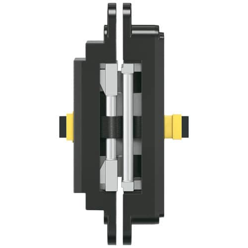 SIMONSWERK Verdecktliegendes Türband TECTUS® TE 640 3D A8 Energy, naturfarbig