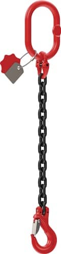 DOLEZYCH Kettengehänge 1-strängig Trgf.1120kg L2000xS6mm DOLEZYCH