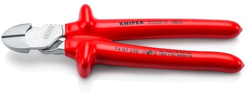 KNIPEX Kraftseitenschneider L.250mm VDE Form 0 tauchisol.KNIPEX