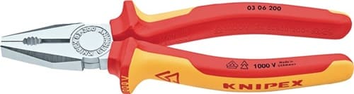 KNIPEX Kombizange L.200mm Mehrkomp.-Hüllen verchr.VDE KNIPEX