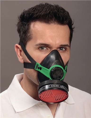 EKASTU Atemschutzhalbmaske Polimask 230 EN 140 o.Filter Universalgröße EKASTU