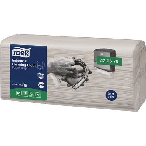 TORK Reinigungstuch TORK 520679 L.ca.415 mmxB.ca.355mm grau 4x120Tücher